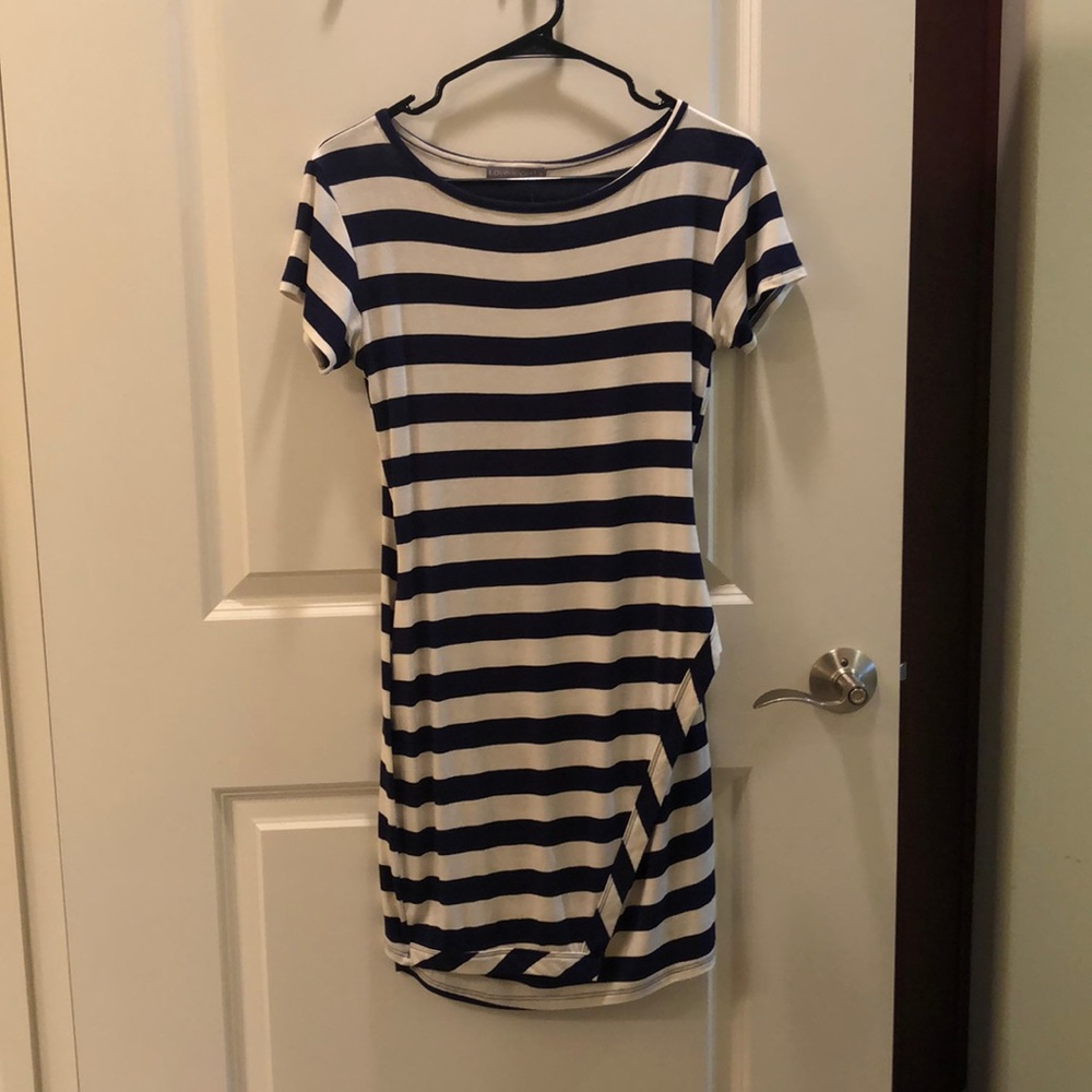 Navy and white Loveappella dress
